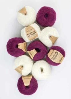 10 Pack Of Touch Me Mohair Yarn Balls
