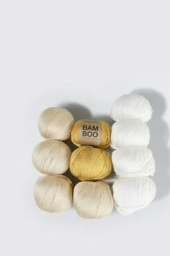 10 Pack Of Bamboo Yarn Balls