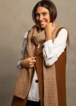 Adorable Scarf -We Are Knitters Sales adorable scarf 3 beige