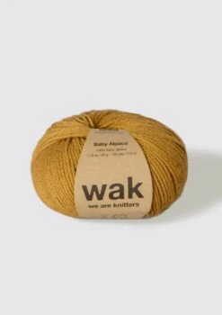 100% Baby Alpaca Ochre