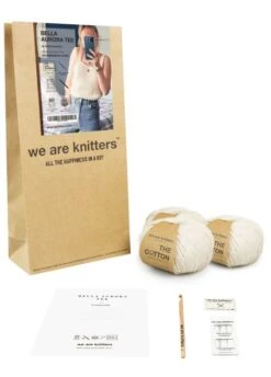 Bella Aurora Tee X @alimaravillas -We Are Knitters Sales crochet kit cotton bella aurora tee en 03