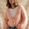 Crafted Cardigan -We Are Knitters Sales crochet kit petite wool crafted cardigan en 01