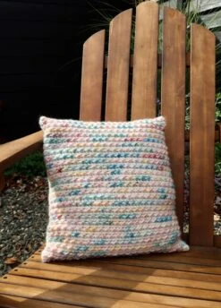 Woodfield Throw Pillow X @twoofwands -We Are Knitters Sales crochet kit petite wool woodfield throw pillow en 04
