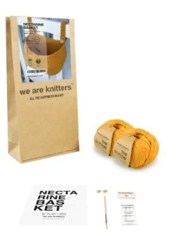 Nectarine Basket -We Are Knitters Sales crochet kit pima cotton baby decor nectarine basket en 04