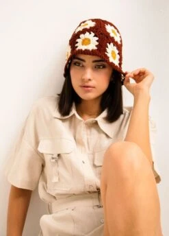 Broadway Hat -We Are Knitters Sales crochet kit pima cotton broadway hat en 04