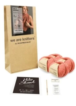 Hilo Shawl -We Are Knitters Sales crochet kit pima cotton scarf hilo shawl en 03