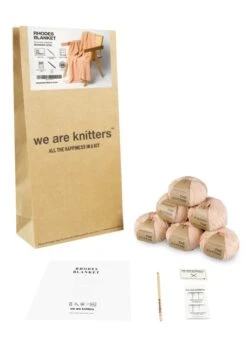 Rhodes Blanket -We Are Knitters Sales crochet pima cotton rhodes blanket salmon en 03