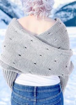 Easy Eyelet Sweater Scarf X @knitatude -We Are Knitters Sales easy eyelet sweater scarf 09 baja