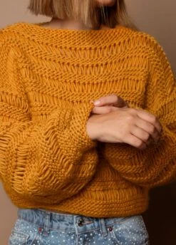 Ginkgo Sweater -We Are Knitters Sales ginkgo sweater 6 ochre