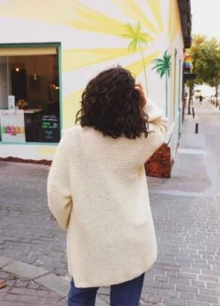 Sian Ka'an Cardigan -We Are Knitters Sales kit knitting remix yarn cardigan Sian kaan Cardigan EN 04