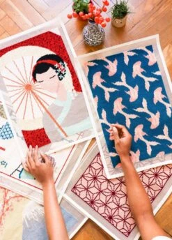 Koi Petit Point Kit -We Are Knitters Sales kit petit point koi en 04