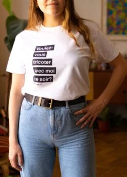 T-Shirt Voulez Vous Tricoter