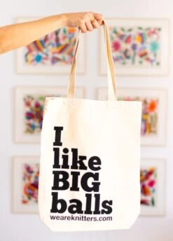 Tote Bag: I Like Big Balls