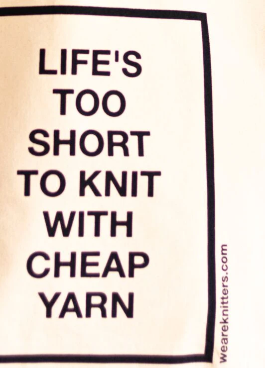 Tote Bag: Life Is Too Short 4 Tote Bag: Life Is Too Short - Image 2