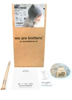 Titi Hood -We Are Knitters Sales knitting kit baby alpaca baby titi hood EN 03