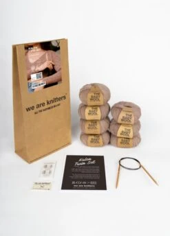 Kalen Twin Set -We Are Knitters Sales knitting kit baby alpaca bralette bolero top cardigan kalen twin set en 03