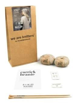 Carrick Beanie -We Are Knitters Sales knitting kit baby alpaca carrick beanie EN 03