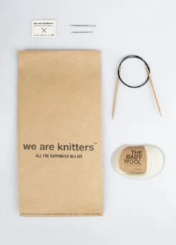 Elderflower Blanket By Augustins -We Are Knitters Sales knitting kit baby alpaca elderflower blanket en 03