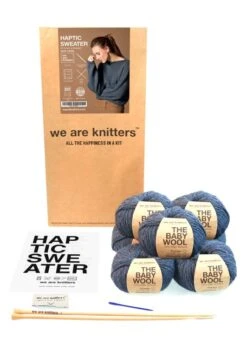 Haptic Sweater -We Are Knitters Sales knitting kit baby alpaca haptic sweater EN 03