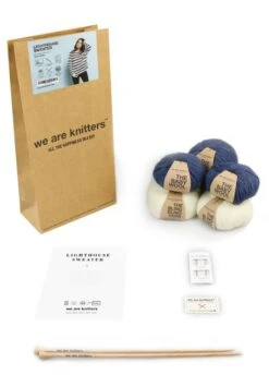 Lighthouse Sweater -We Are Knitters Sales knitting kit baby alpaca lighthouse sweater en 03 4