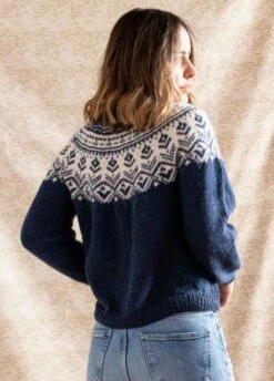 Montagne Sweater -We Are Knitters Sales knitting kit baby alpaca montagne sweater en 04