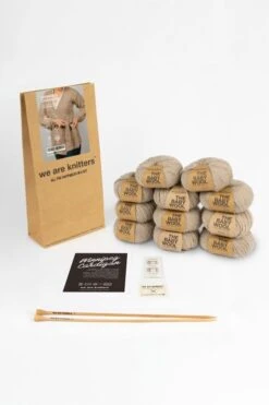 Winnipeg Cardigan -We Are Knitters Sales knitting kit baby alpaca winnipeg cardigan en 03