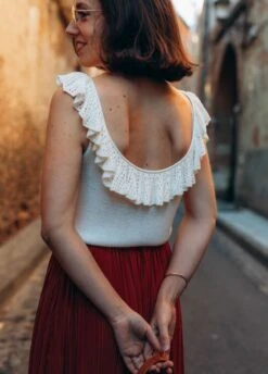 Ciana Top X Macimille 9 Ciana Top X Macimille -We Are Knitters Sales knitting kit bamboo ciana top en 04