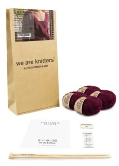 Alexandrite Sweater -We Are Knitters Sales knitting kit bling bling alexandrite sweater wine en 03