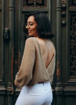 Lénora Sweater X Macimille -We Are Knitters Sales knitting kit bling bling leonora sweater en 04