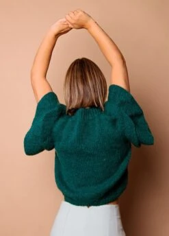 Malaquita Tee -We Are Knitters Sales knitting kit bling bling mohair malaquita tee en 013