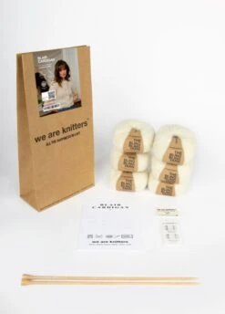 Blair Cardigan -We Are Knitters Sales knitting kit bling bling yarn alpaca blair cardigan en 03