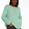 Wand Sweater -We Are Knitters Sales knitting kit cotton sweaters wand sweater mint en 01