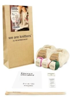 Greece Sweater 8 Greece Sweater -We Are Knitters Sales knitting kit easy breezy cotton bamboo greece sweater en 03