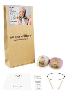 Selma Hat -We Are Knitters Sales knitting kit finita mohair wool beanie selma hat en 03 2