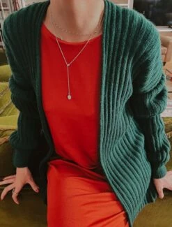 Tea Cardigan -We Are Knitters Sales knitting kit finita yarn meriwool tea cardigan en2 01