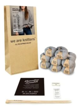 Bruxelles Sweater -We Are Knitters Sales knitting kit merino wool merifine bruxelles sweater en 03