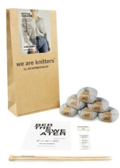 Berthe Sweater By @kolibri.by_johanna -We Are Knitters Sales knitting kit merino wool meriwool berthe sweater en 03
