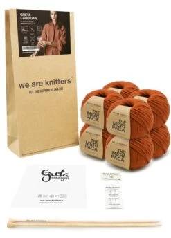 Greta Cardigan -We Are Knitters Sales knitting kit meripaca merino alpaca greta cardigan en 03