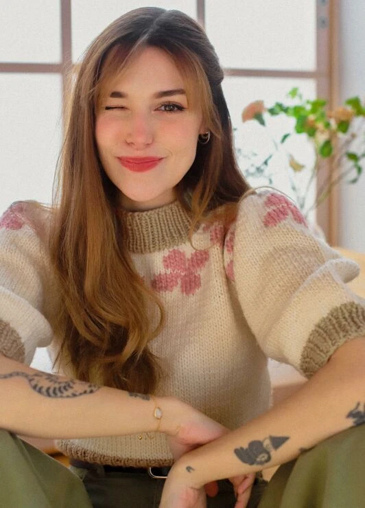 Cherry Blossom Sweater By Marzia Kjellberg 3 Cherry Blossom Sweater By Marzia Kjellberg