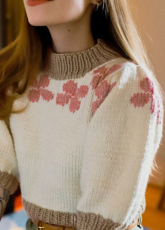 Cherry Blossom Sweater By Marzia Kjellberg 4 Cherry Blossom Sweater By Marzia Kjellberg - Image 2