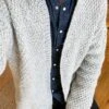 Hackney Cardigan -We Are Knitters Sales knitting kit meriwool merino wool hackney cardigan man 01