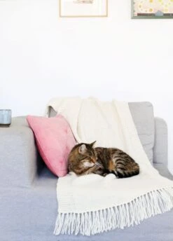 The Mellow Blanket X @morganemathieu -We Are Knitters Sales knitting kit meriwool the mellow blanket EN 04