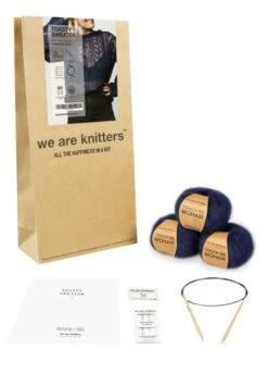 Toasty Sweater -We Are Knitters Sales knitting kit mohair toasty sweater en 03