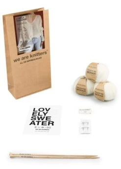Lovely Sweater -We Are Knitters Sales knitting kit mojair wool lovely sweater en 03 1