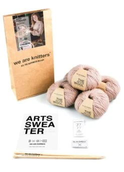 Arts Sweater -We Are Knitters Sales knitting kit petite wool arts sweater EN 03