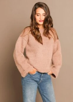 Arts Sweater -We Are Knitters Sales knitting kit petite wool arts sweater en 05