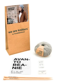 Avanto Beanie -We Are Knitters Sales knitting kit petite wool avanto beanie 03