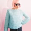 Chewing Gum Sweater X @morganemathieu -We Are Knitters Sales knitting kit petite wool chewing gum sweater en 01 7