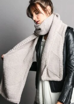 Durango Scarf -We Are Knitters Sales knitting kit petite wool durango scarf 05