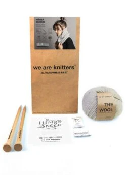 Himba Snood -We Are Knitters Sales knitting kit petite wool himba snood 03 baja